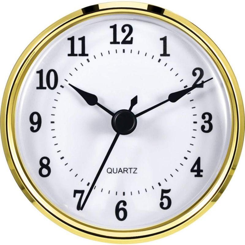 Insert de reloj Hicarer 80 mm dorado diámetro de agujero 76 mm