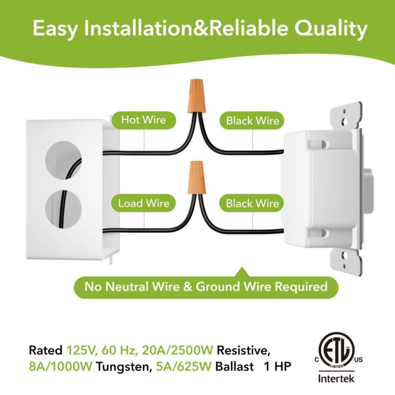 Interruptor temporizador HBN sin neutro 60 min para ventilador y luz