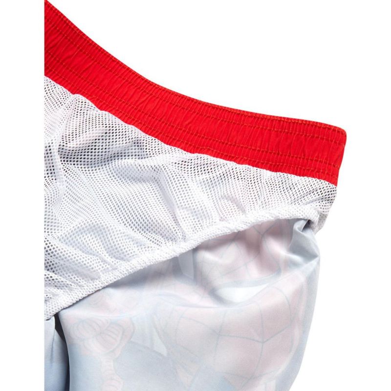 Conjunto de traje de baño Marvel para niños con camiseta de protección solar – Talla 5-6