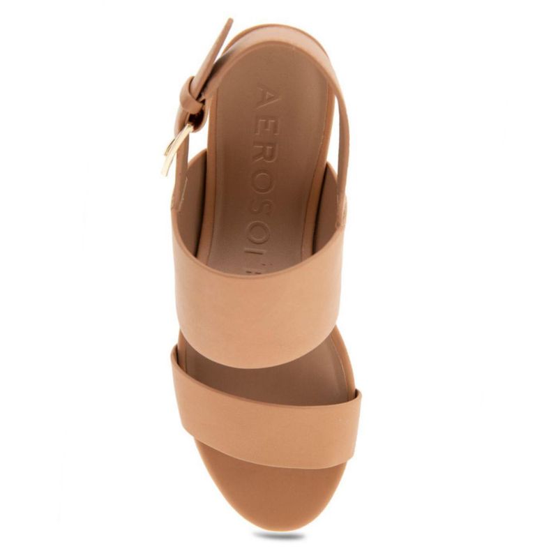 Sandalia Plataforma Aerosoles CAMILIA Natural 7.5M