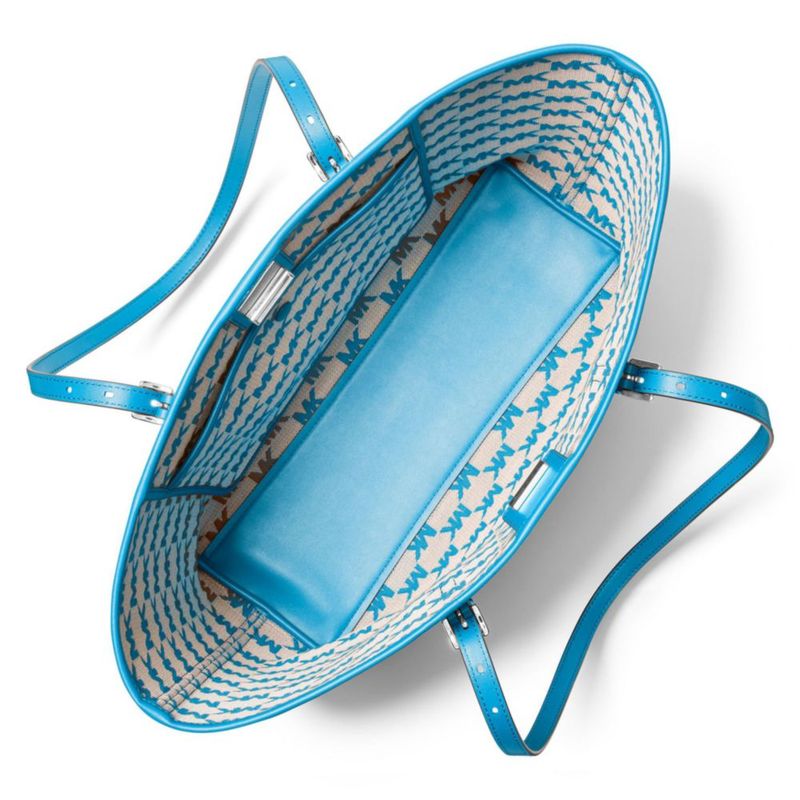 Bolso Tote Michael Kors Quinn Grande de Lona Azul Milos