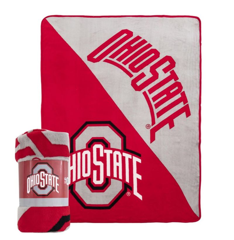 Manta Northwest Ohio State 117x152 cm con diseño de semitonos