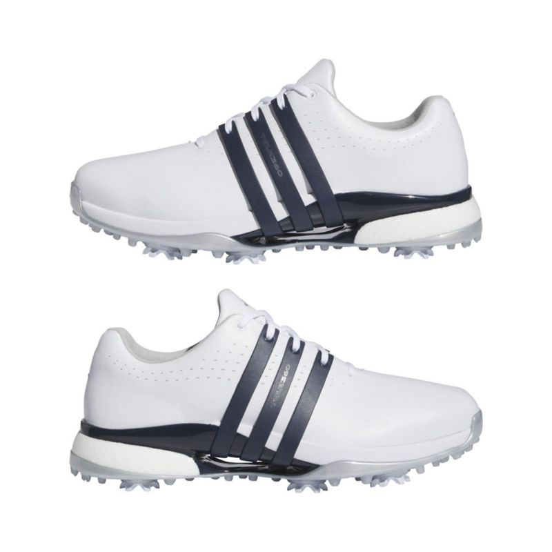Zapatillas de Golf adidas Tour360 24 Blanco/Azul Marino/Plateado Talla 9