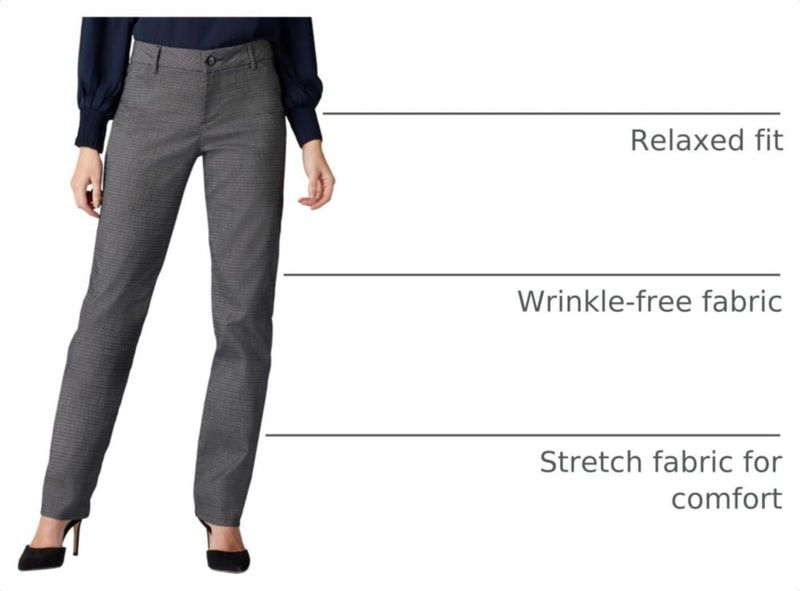 PANTALONES Lee Corte Relajado Pierna Recta 8 Cuadro Rockhill