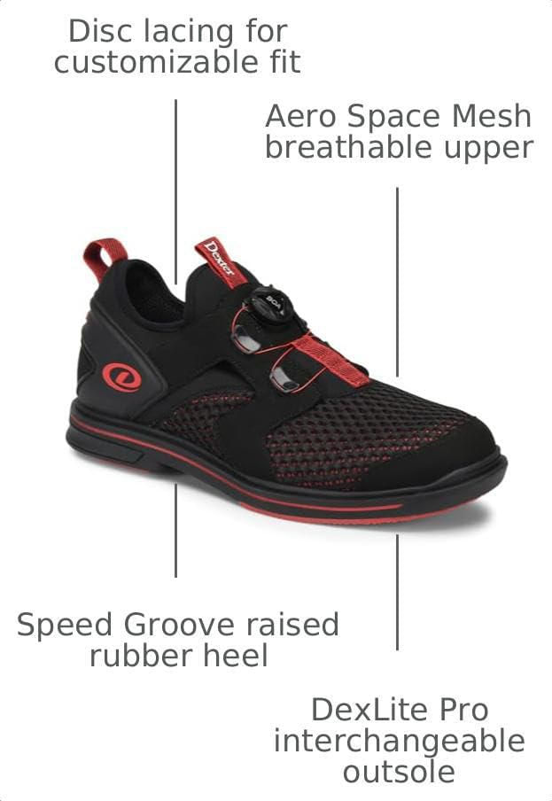 Zapatos de bolos Dexter Pro BOA para diestros talla 11 ancho