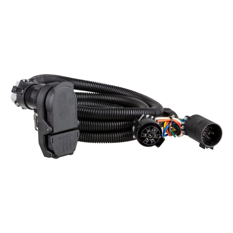 Arnés de cableado CURT 213 cm extensión de 4 pines y 7 pines