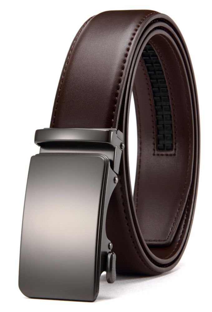Cinturón CHAOREN de Cuero de 35 cm con Trinquete Microajustable