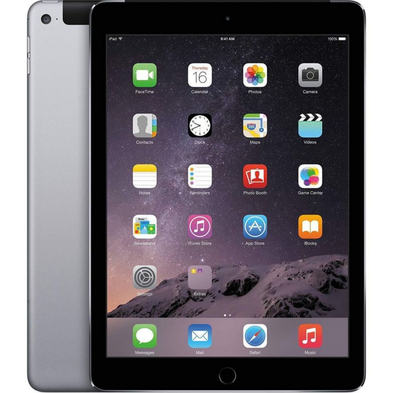 Tableta Apple iPad Air 2 reacondicionada 16 GB WiFi 2 GB iOS 10 de 97 pulgadas gris espacial (