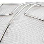 Espumadera Winco de 17 cm con baño de níquel – Tamaño medio