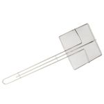 Espumadera Winco de 17 cm con baño de níquel – Tamaño medio