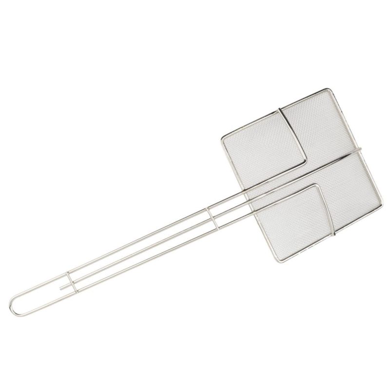 Espumadera Winco de 17 cm con baño de níquel – Tamaño medio
