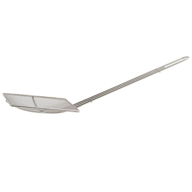 Espumadera Winco de 17 cm con baño de níquel – Tamaño medio