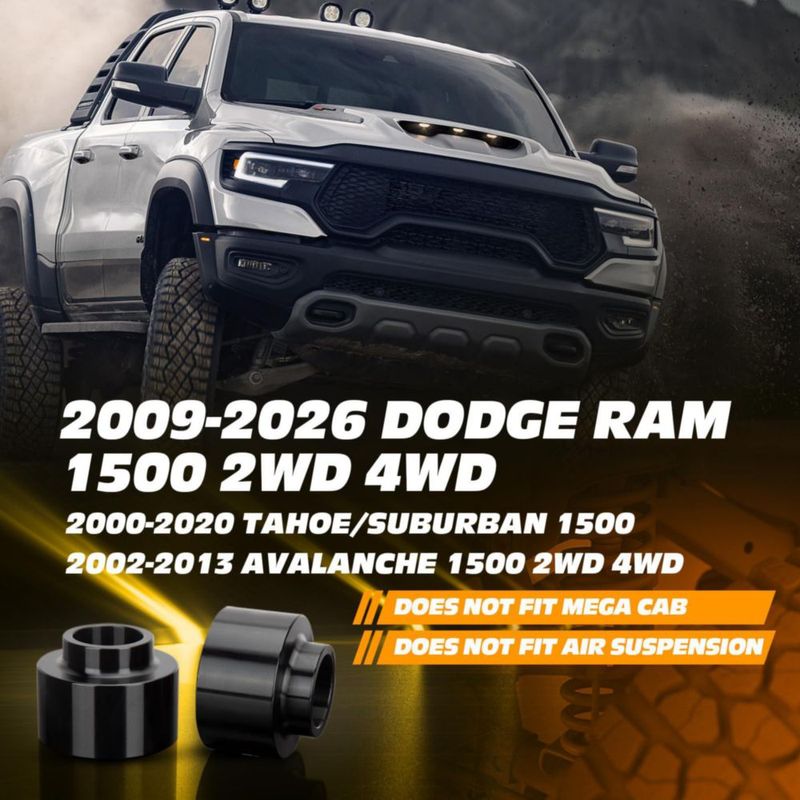 Kit de elevación trasera Dynofit 5 cm Ram 1500 2WD/4WD 2009‑2026