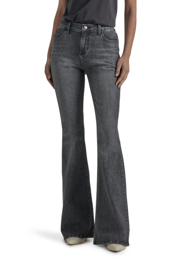 Jeans flare Lee Legendary de talle medio Blurred Darks talla 6