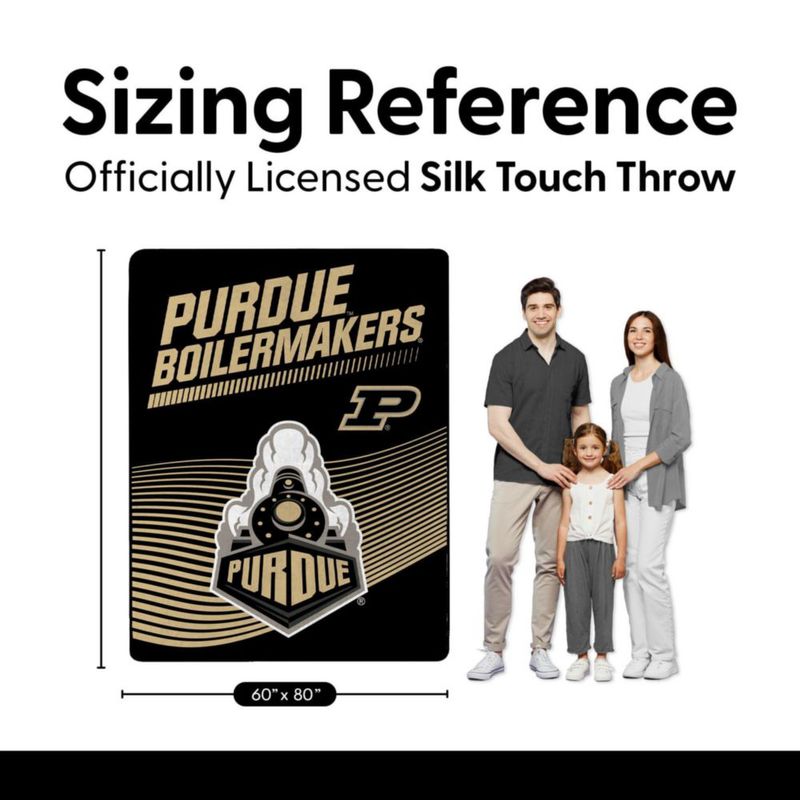 Manta Northwest 152 cm × 203 cm Purdue Boilermakers