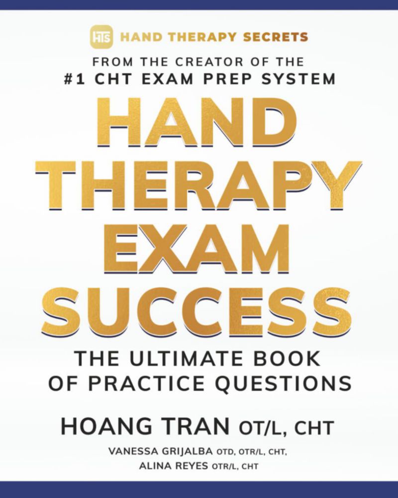 Libro Majosta "Hand Therapy Exam Success" – Guía de Preparación para el Examen CHT