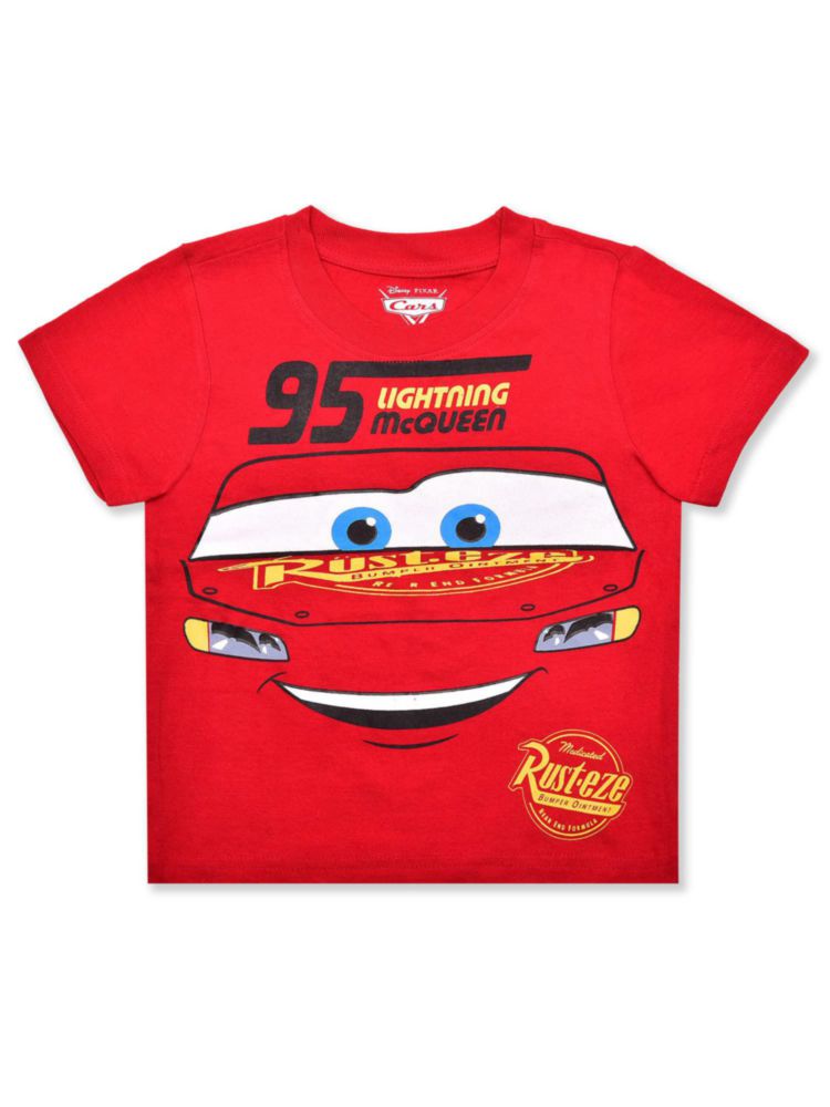 Conjunto de camiseta Disney Cars para niños pequeños y mayores