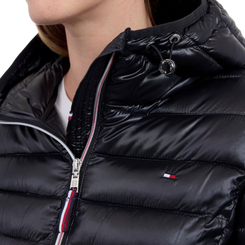 Chaqueta Tommy Hilfiger Ligera y Plegable Negra Talla L
