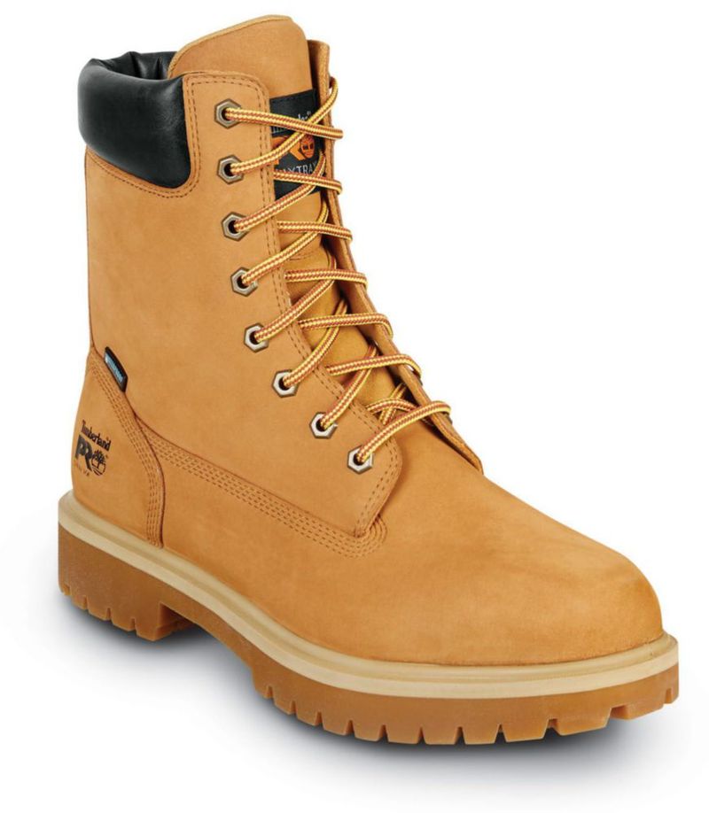 Bota Timberland PRO 10.5 W Wheat con puntera de acero y resistencia al agua
