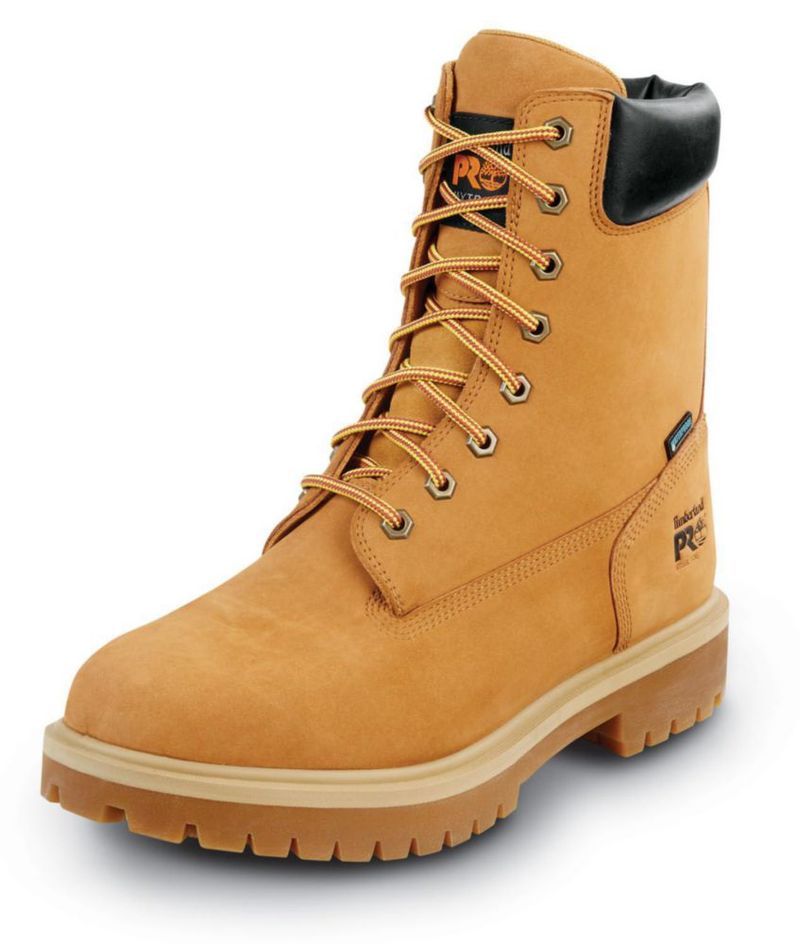 Bota Timberland PRO 10.5 W Wheat con puntera de acero y resistencia al agua