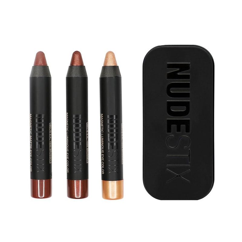 Kit de Ojos Nudestix Berry Metálico de 3 Piezas