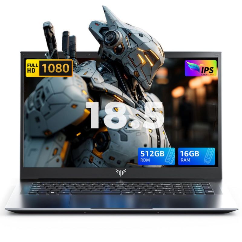 Portátil MALLRACE 18.5" 16 GB RAM 512 GB SSD 8000 mAh
