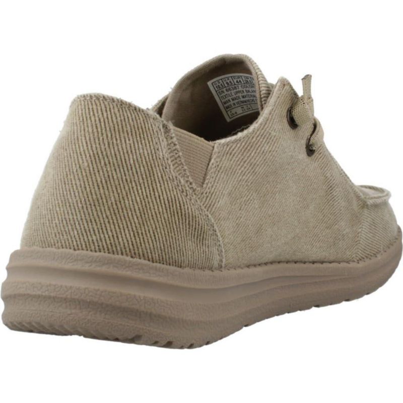 Zapatos Skechers Melson-Raymon Slip-On de Lona Color Taupe Talla 11