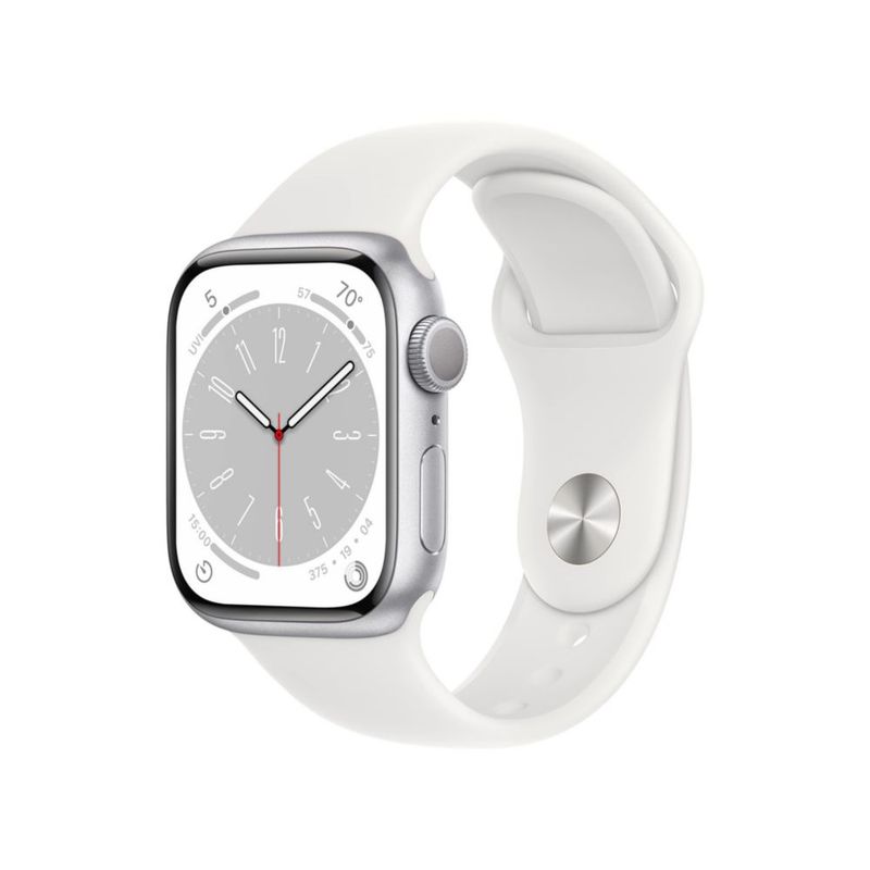 Apple Watch Series 8 [GPS 41 mm] reacondicionado carcasa de aluminio plateado con correa deportiva
