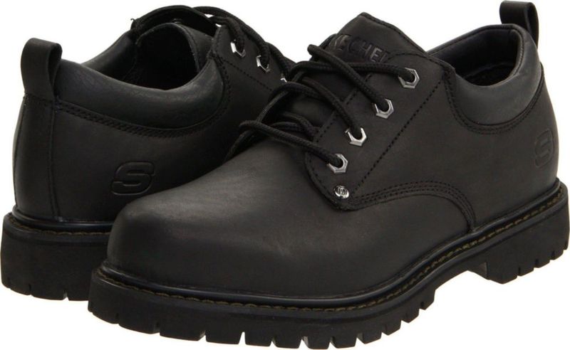 Zapatos Skechers Tom Cats Utility Oxford para hombre color negro