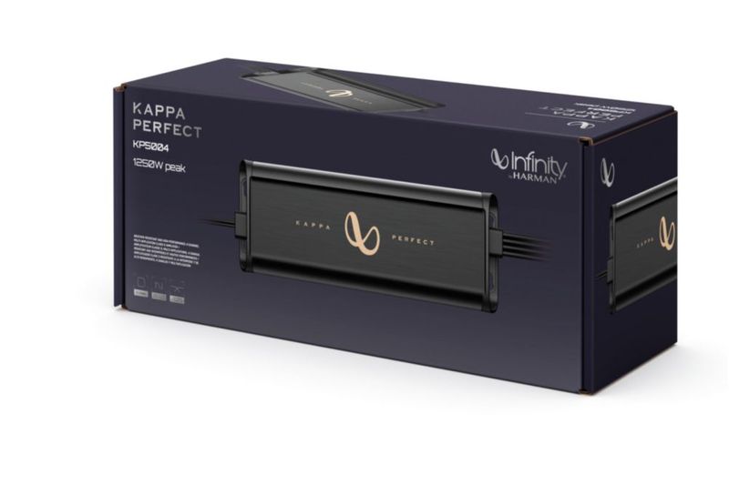 Amplificador Infinity Kappa 3002A 2x100 para motocicleta