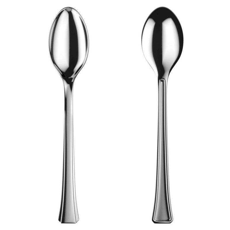 Cucharas Exquisite 11 cm Plateadas Pack de 500 Desechables