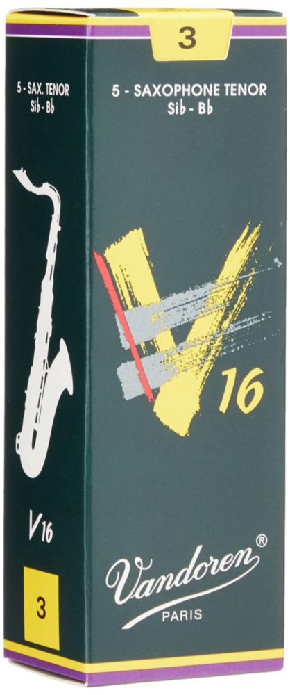Cañas Vandoren para saxo tenor V16 Strength 3 (caja de 5)