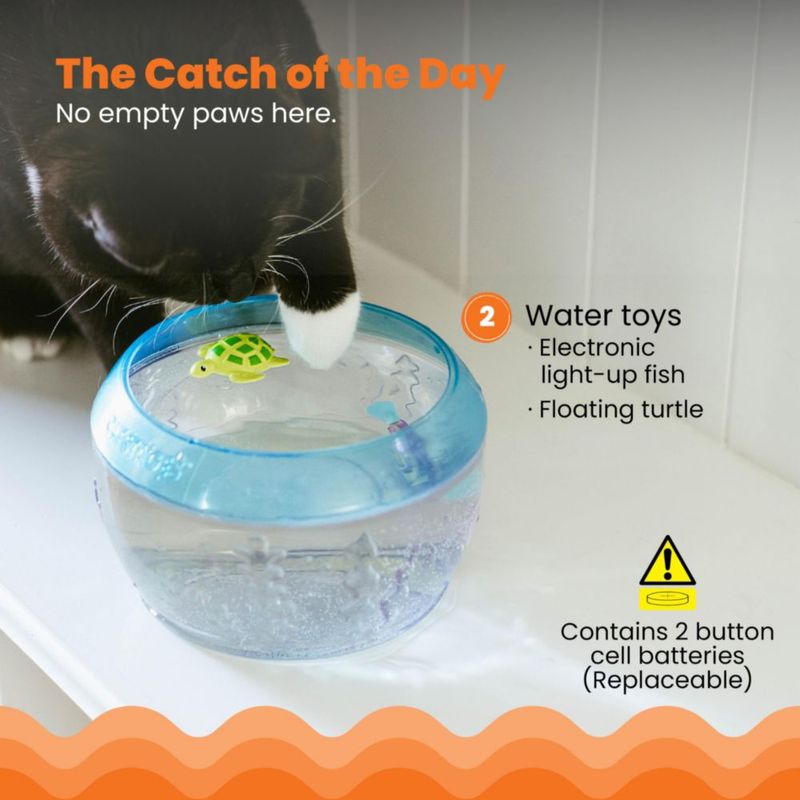 Juguete para gato Catstages 18 cm x 11 cm Pecera interactiva