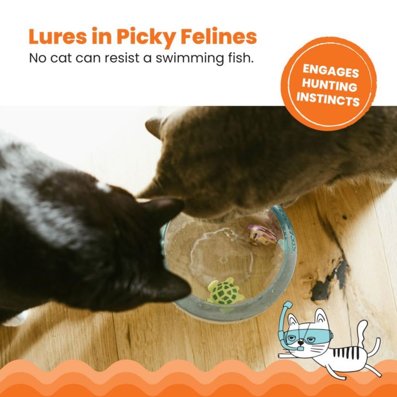 Juguete para gato Catstages 18 cm x 11 cm Pecera interactiva