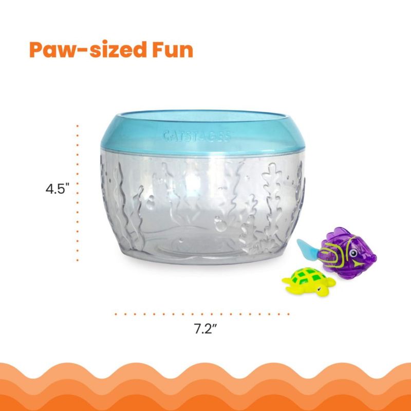 Juguete para gato Catstages 18 cm x 11 cm Pecera interactiva