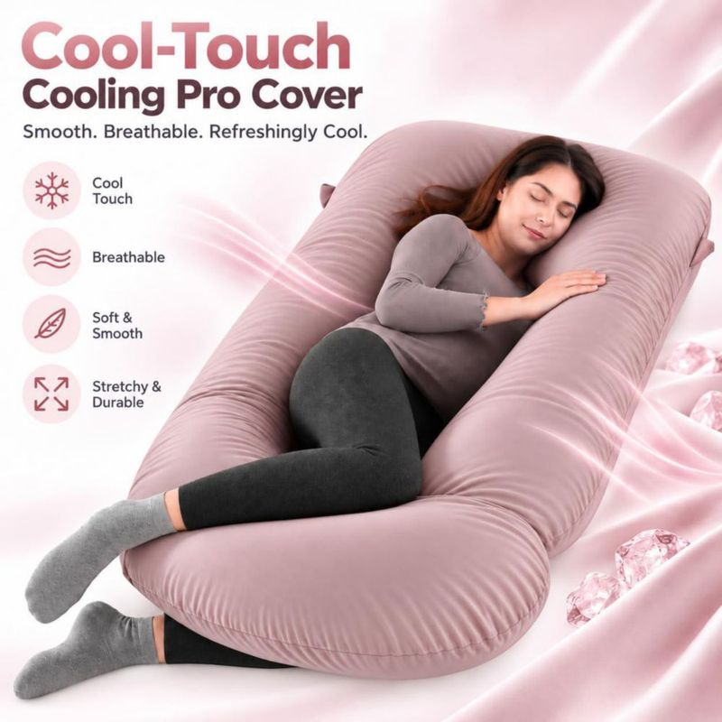 Almohada de Embarazo ALLOPERA Cuerpo Completo Cooling Pro