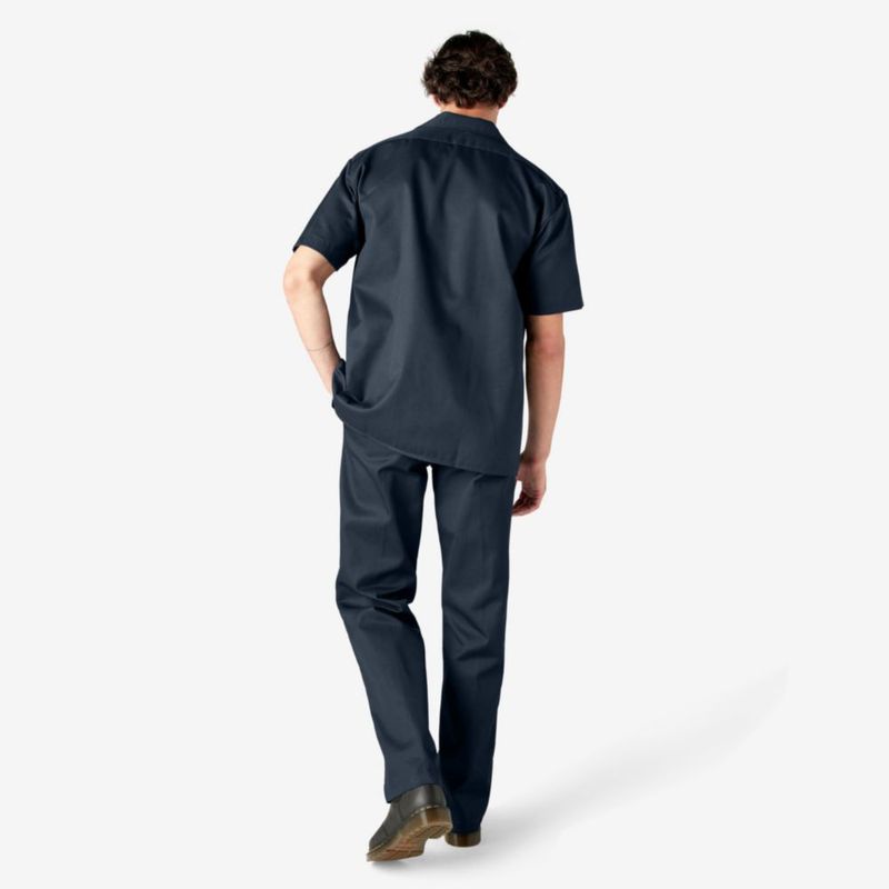 Camisa Dickies 2T de manga corta color azul marino oscuro