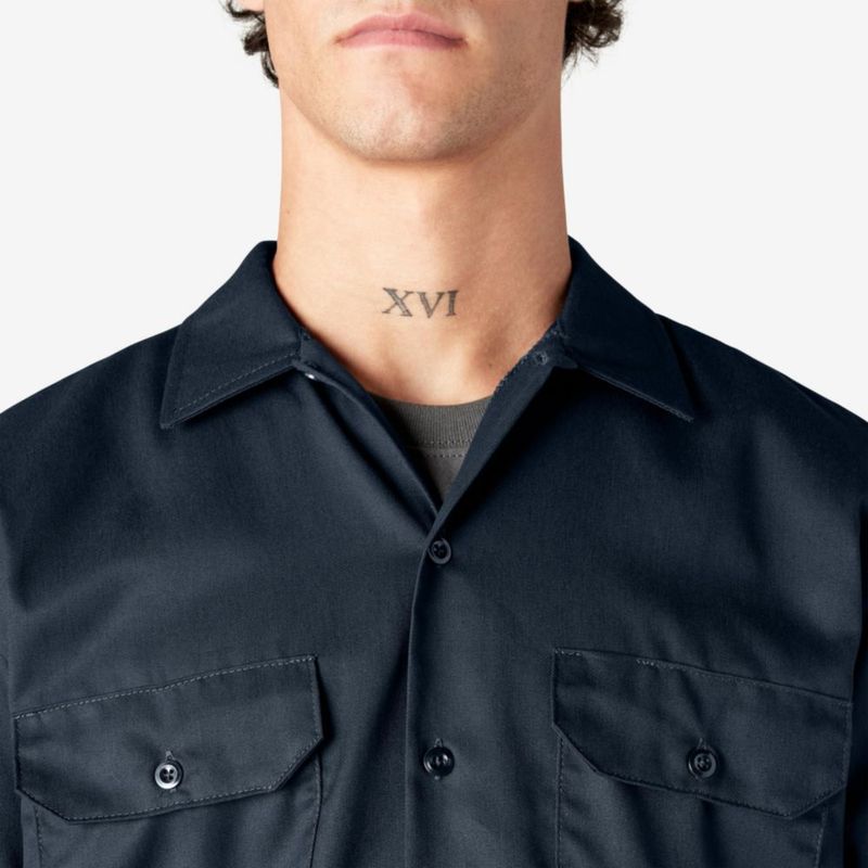 Camisa Dickies 2T de manga corta color azul marino oscuro