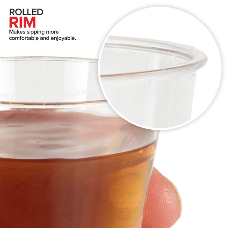 Vasos de chupito Stock Your Home 60 ml paquete de 1000 unidades transparentes