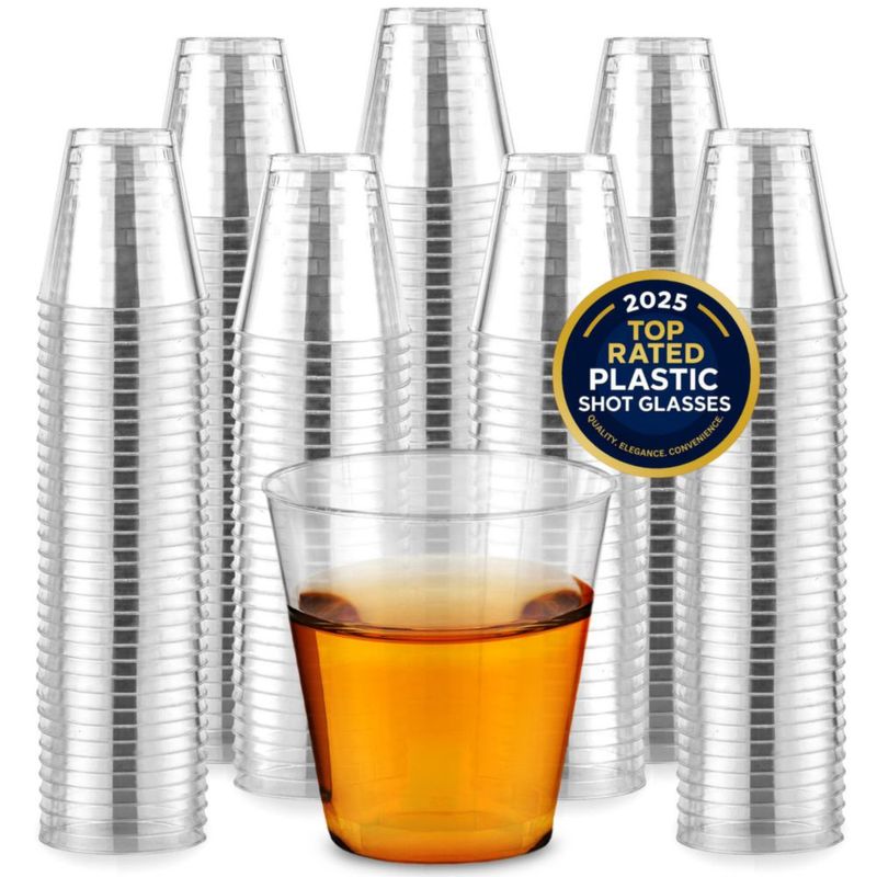 Vasos de chupito Stock Your Home 60 ml paquete de 1000 unidades transparentes