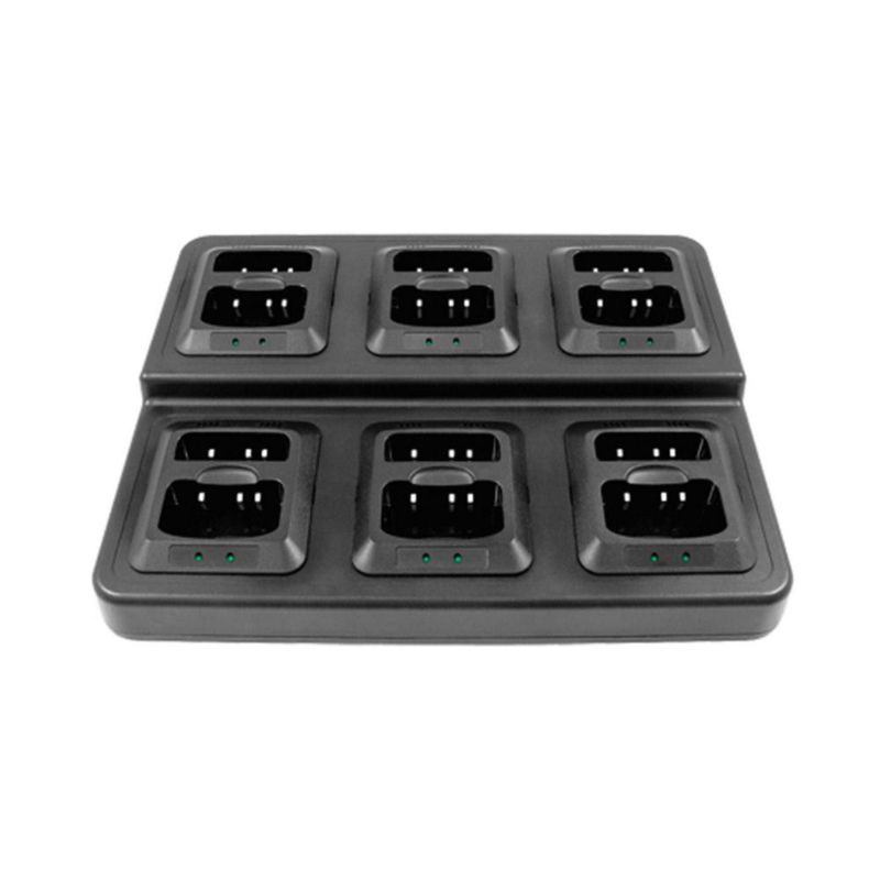 Cargador de baterías Midland BGC200 de 6 bahías para BR200