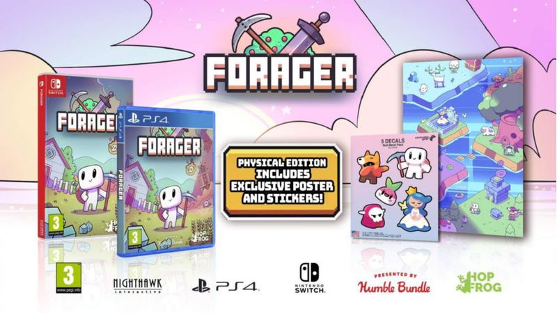 Videojuego Forager de Nighthawk Interactive para Nintendo Switch