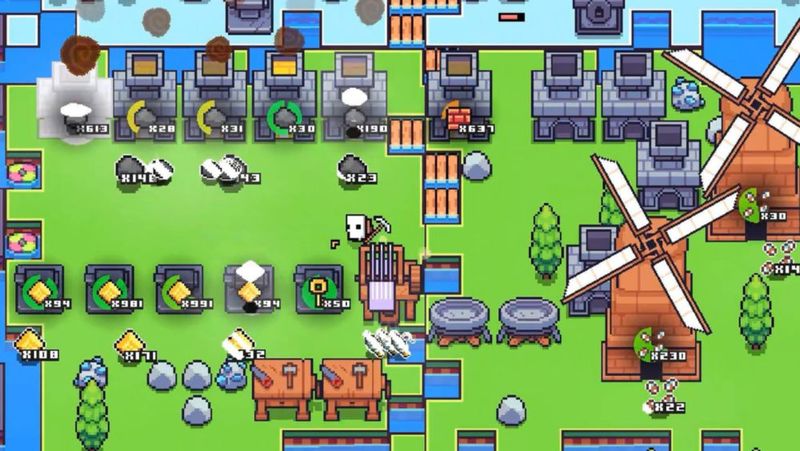 Videojuego Forager de Nighthawk Interactive para Nintendo Switch