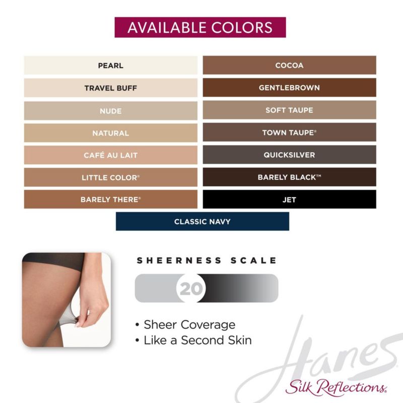 MEDIAS Hanes Silk Reflections CD Quicksilver (1 unidad)