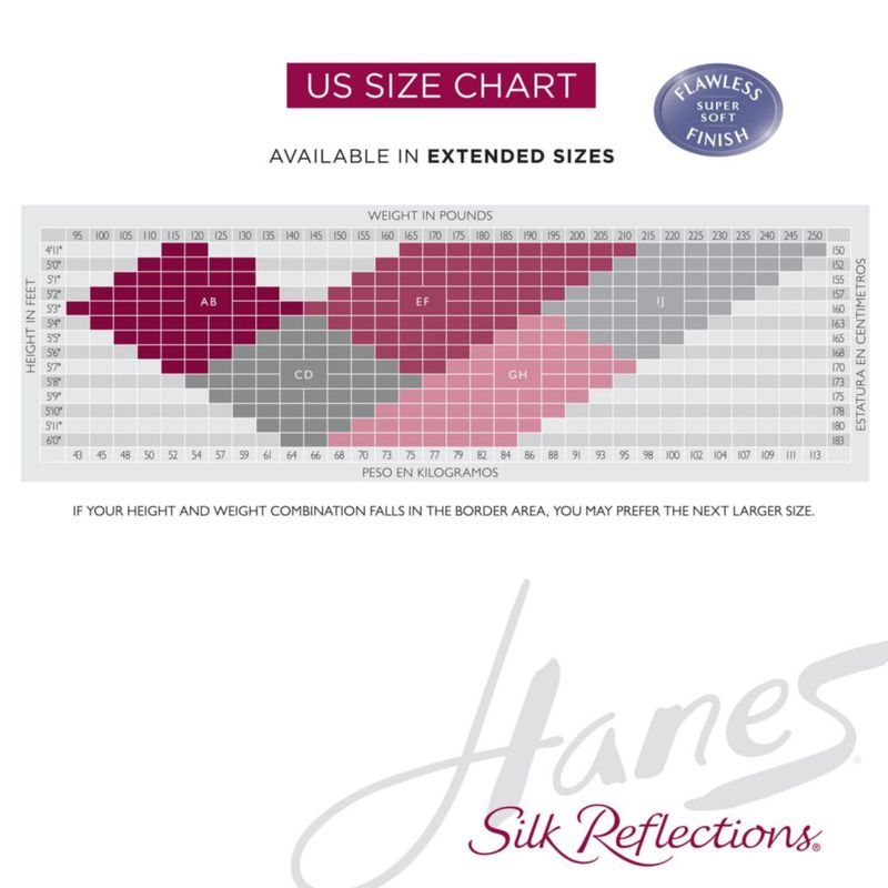MEDIAS Hanes Silk Reflections CD Quicksilver (1 unidad)