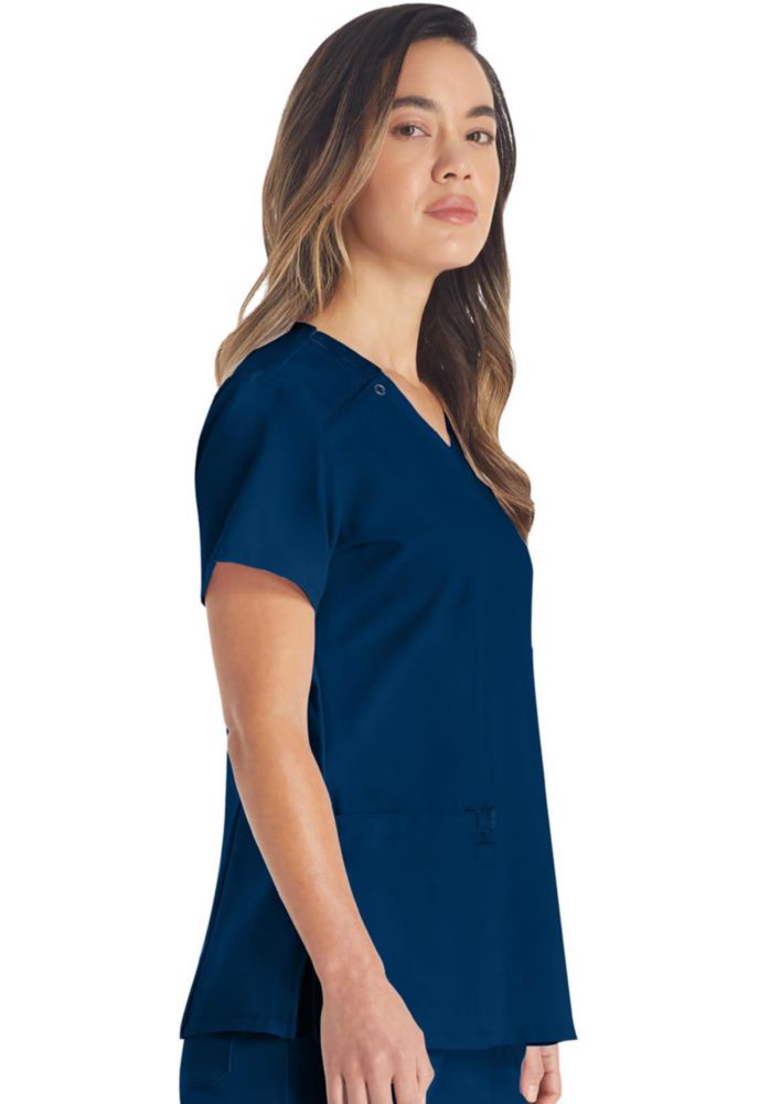 Camisa Dickies EDS DK615 Cuello en V Azul Marino Talla L