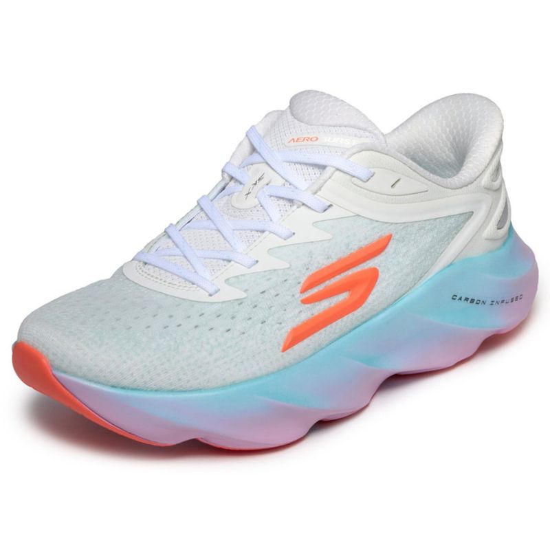 Zapatilla de running Skechers Aero Burst 10 blanca/multicolor