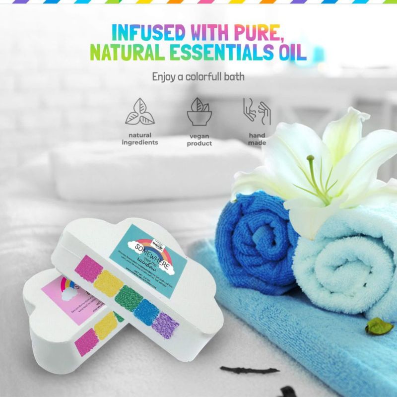 Bombas de baño Mineral Me California 142 g Arcoíris