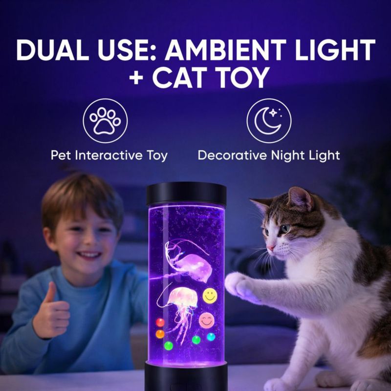 LÁMPARA impcenst Medusa RGB con Temporizador de 4 h y Luz Ambiental