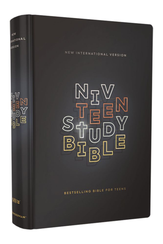Biblia de Estudio NVI para Adolescentes HarperCollins Tapa Dura Azul Marino